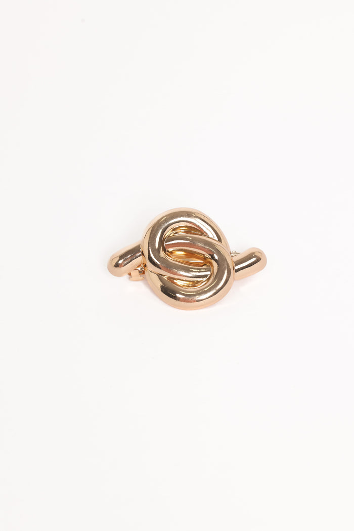 Petal and Pup USA ACCESSORIES Yasmin Hair Clip - Gold One Size