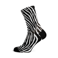Zebra Crew Socks