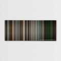 Zero Dark Thirty color palette canvas print: thousands of thin vertical stripes of color