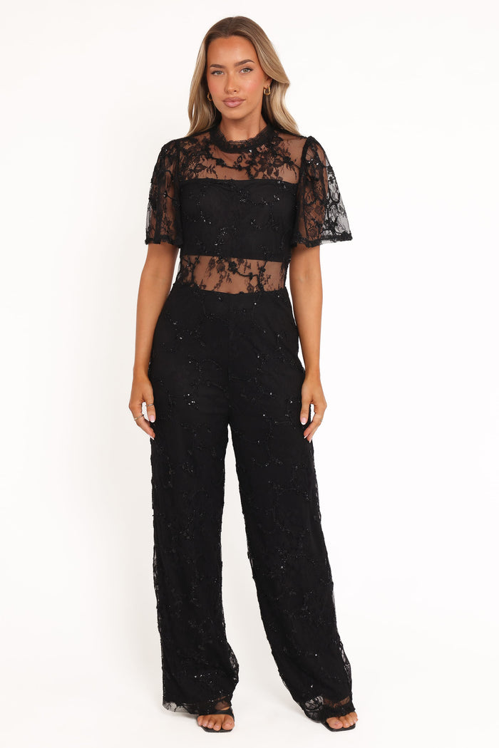 Petal and Pup USA PLAYSUITS Zina Jumpsuit - Black