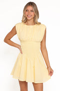 Petal and Pup USA DRESSES Ziva Mini Dress - Yellow