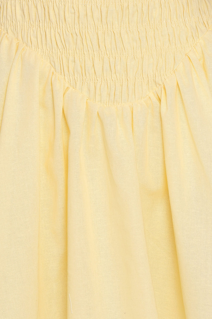 Petal and Pup USA DRESSES Ziva Mini Dress - Yellow
